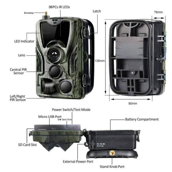 GSM фотопастка HantCam HC-801M EU 50521 фото