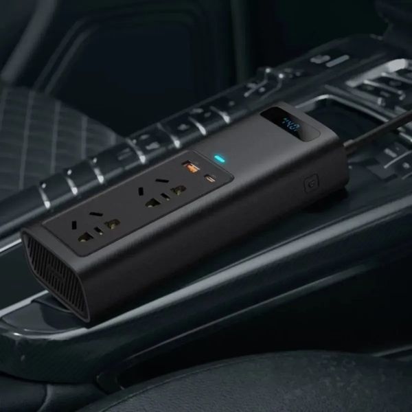 Автомобільний інвертор Baseus In-car Inverter 150W (220V CN/EU) Black 00-00078312 фото