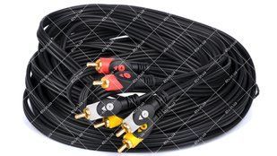 Кабель 3RCA-3RCA 10 метров 41911 фото
