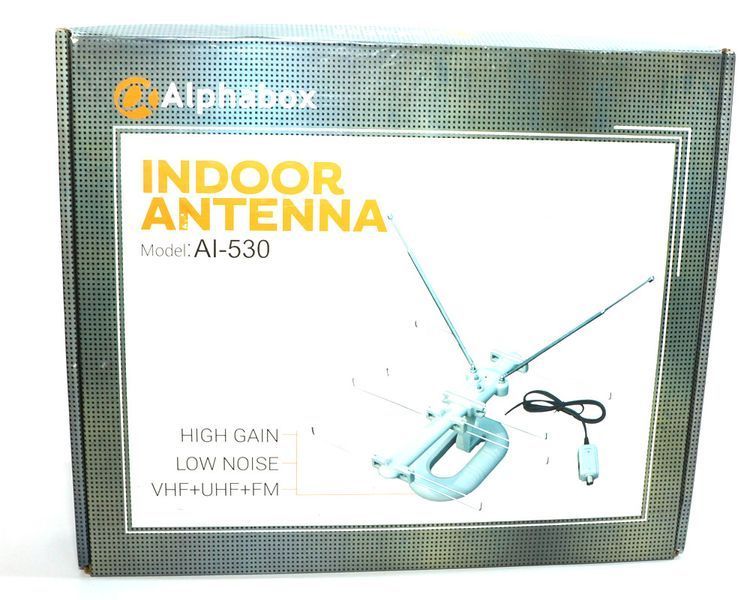 Т2 антенна Alphabox AI-530 комнатная активная 5V 27367 фото