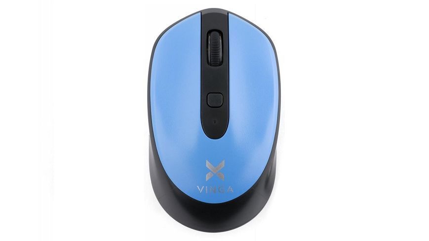 Миша комп'ютерна бездротова Vinga MSW-908 Silent Click синя 45225 фото