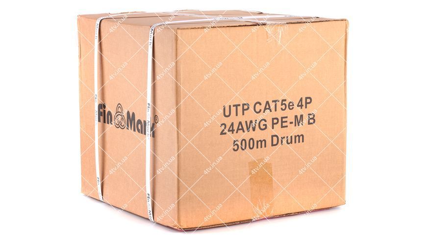 Кабель вита пара UTP FinMark зовнішня з тросом 500 метрів 41800 фото