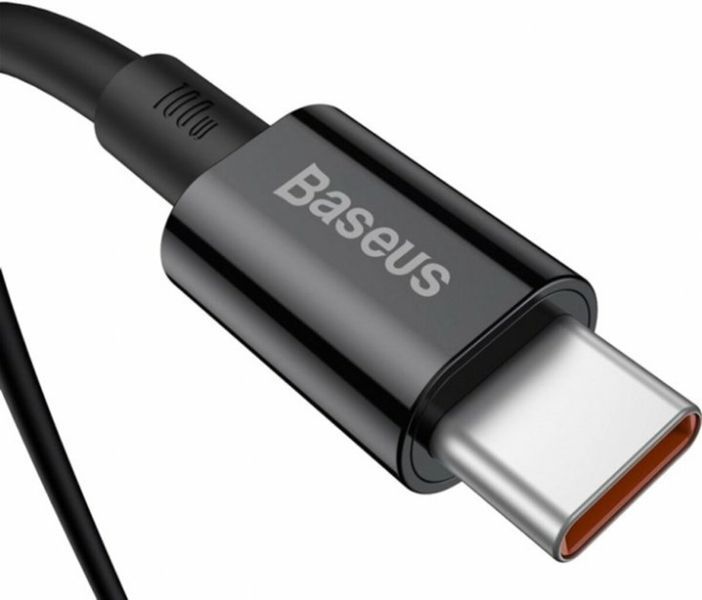 Кабель BASEUS SUPERIOR SERIES FAST CHARGING DATA CABLE TYPE-C TO TYPE-C 100W 2M BLACK 49810 фото