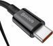 Кабель BASEUS SUPERIOR SERIES FAST CHARGING DATA CABLE TYPE-C TO TYPE-C 100W 2M BLACK 49810 фото 2