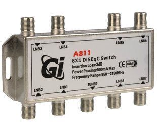 DiSEqC 8х1 GI A811 внутр. 27055 фото