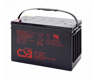Батарея акумуляторна CSB GPL121000 12V 100Ah 47522 фото