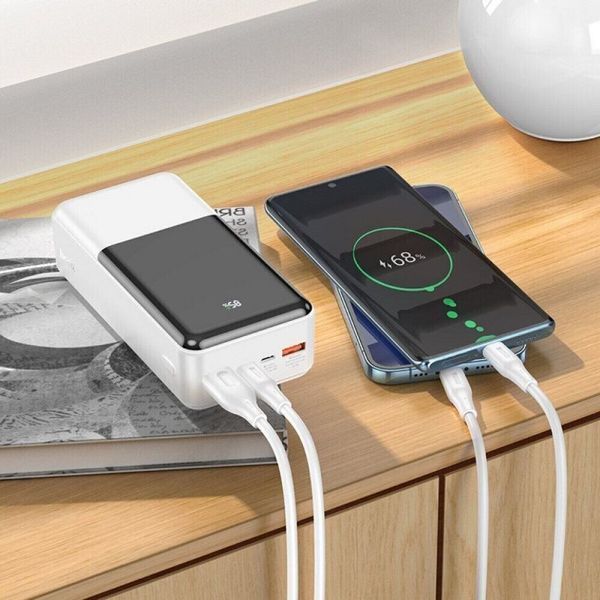 Power Bank Hoco J108B 30000 mAh PD20W+QC3.0 White 50948 фото