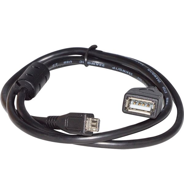 Кабель OTG USB 2.0 AF - Micro B USB 0.8 м 40721 фото