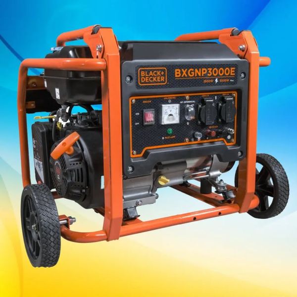 Генератор Black & Decker BXGNP3000E 2600/3000 W бензиновий 3 кВт 50632 фото