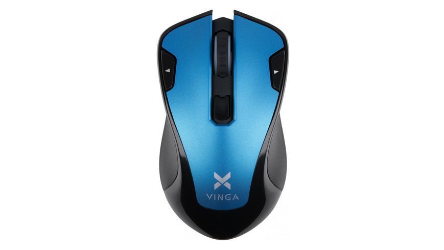 Миша комп'ютерна бездротова Vinga MSW-527 синя 45011 фото