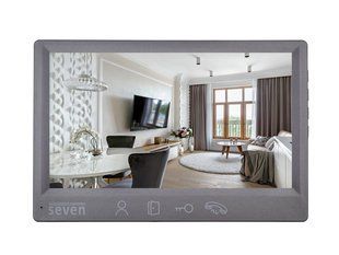 Відеодомофон SEVEN DP-7571 FHD grey 35620 фото