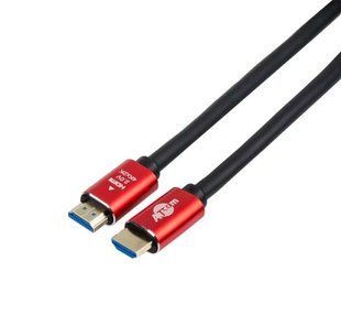 Кабель HDMI-HDMI ATcom v.2.0 Red/Gold 15 метров 46045 фото