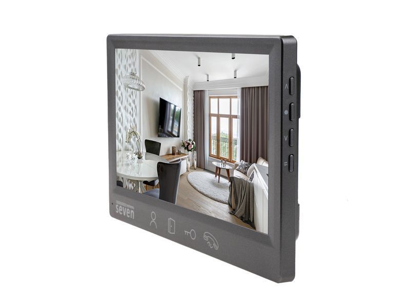 Відеодомофон SEVEN DP-7571 FHD grey 35620 фото