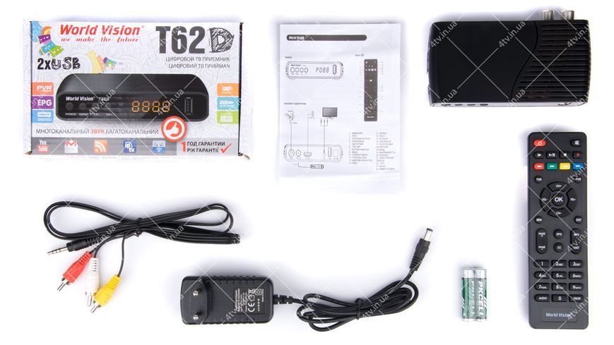 World Vision T62D DVB-T2 40440 фото