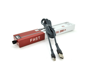 Кабель USB 2.0 - Type-C EMY MY-732 2 метри чорний 47572 фото