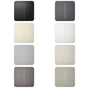Ajax CenterButton (1-gang/2-way) [55] graphite кнопка 47464 фото