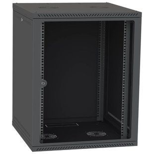 Шафа телекомунікаційна Ipcom 15U 600x600 чорна 50577 фото