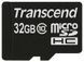 Карта памяти microSDHC UHS-1 Transcend 32GB Premium class 10 (TS32GUSDU1) 48672 фото 1