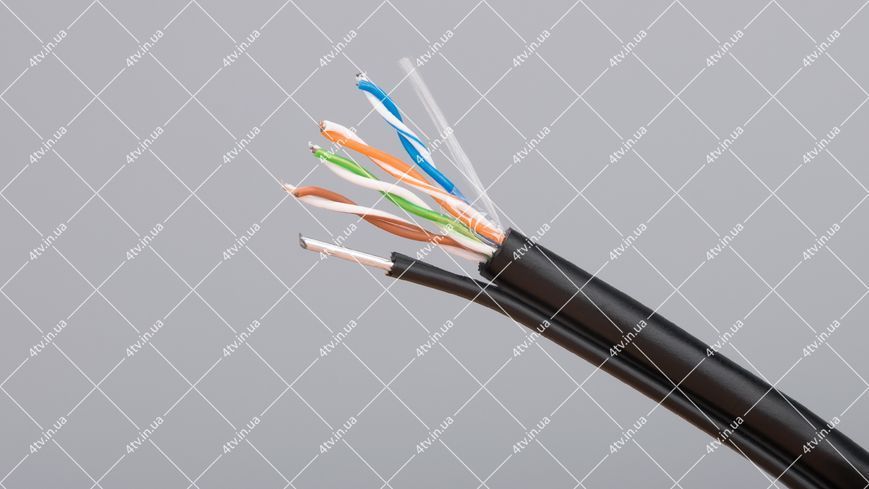 Кабель витая пара UTP FinMark CAT5e 4P 24AWG PE-M B 305m Drum 40723 фото