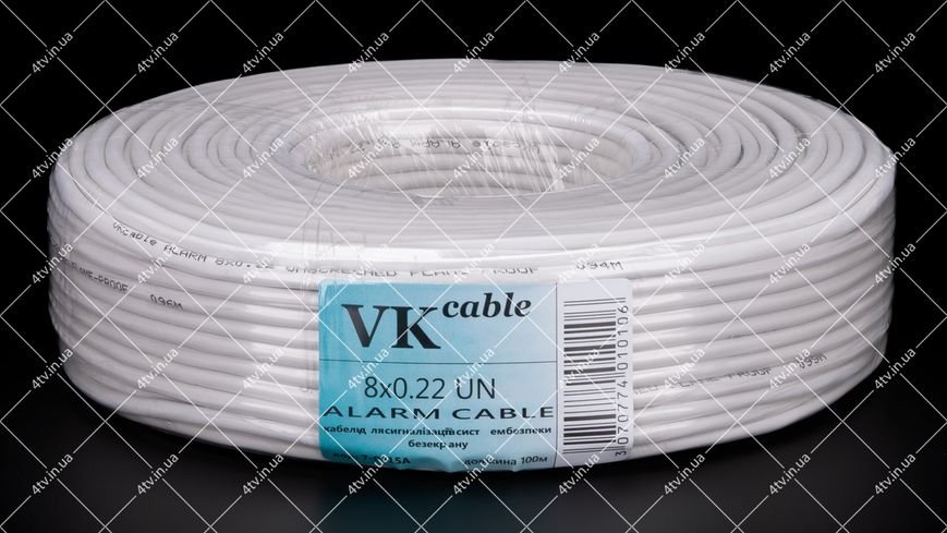 Кабель сигнальний VKcable 8x0.22 CCA 100 метрів 43687 фото