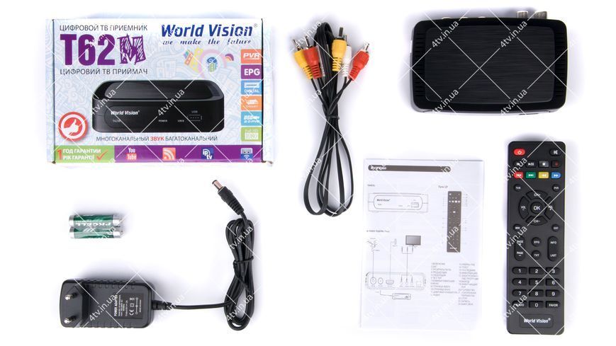 World Vision T62M DVB-T2 AC3 40437 фото