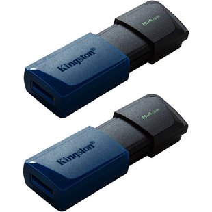 Накопичувач Kingston 64GB DataTraveler Exodia M Black/Bluel USB 3.2 (DTXM/64GB) 49387 фото