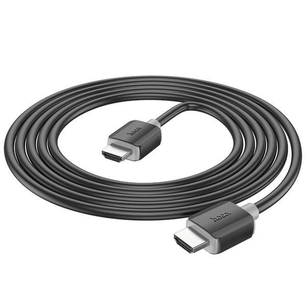 Кабель HOCO US08 HDTV 2.0 male-to-male 4K HD data cable 2 метра Black 00-00078820 фото