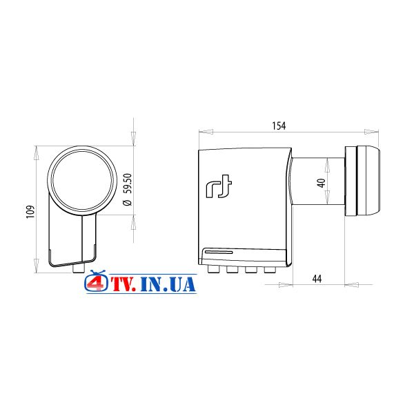 Inverto Red Extend IDLR-QUDL40-EXTND-OPP QUAD 49084 фото