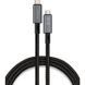 Кабель Vinga Type-C - Type-C 0.8 метра 240W black (VCPDCU4) 50324 фото 1