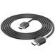Кабель HOCO US08 HDTV 2.0 male-to-male 4K HD data cable 2 метра Black 00-00078820 фото 5