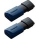 Накопитель Kingston 64GB DataTraveler Exodia M Black/Bluel USB 3.2 (DTXM/64GB) 49387 фото 1