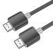 Кабель HOCO US08 HDTV 2.0 male-to-male 4K HD data cable 2 метра Black 00-00078820 фото 4