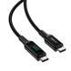 Шнур USB TYPE-C -TYPE-C 2m 5A/100W ACEFAST C6-03 Black 51729 фото 2