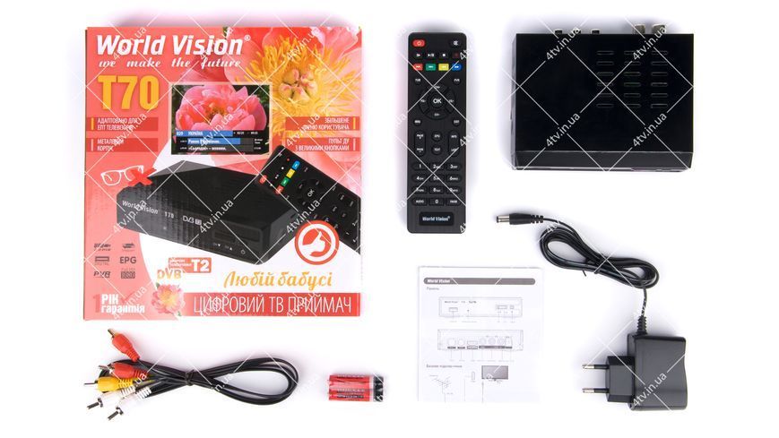 World Vision T70 DVB-T2 40439 фото