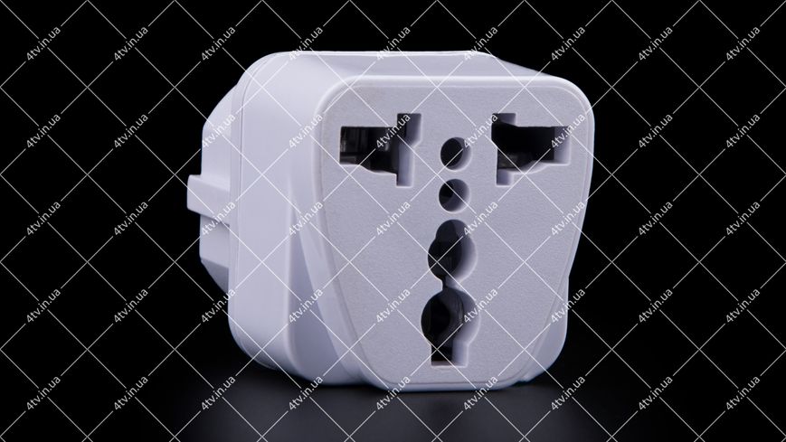 Перехідник мережевий AU/US/UK на EU travel adaptor 40113 фото