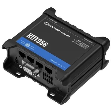 Teltonika RUT956 з 4G LTE, Wi-Fi, RS-232, RS-485 Промисловий стільниковий маршрутизатор 00-00079616 фото