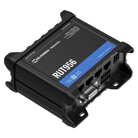 Teltonika RUT956 з 4G LTE, Wi-Fi, RS-232, RS-485 Промисловий стільниковий маршрутизатор 00-00079616 фото
