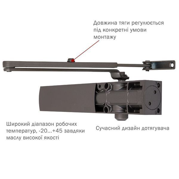 Дверний доводчик RYOBI 1200 D-1200 METALLIC_BRONZE 49557 фото