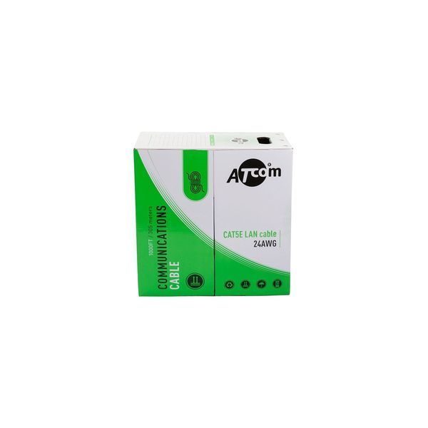 ATcom Standard FTP cat5e (0,5 мм, CCA, длина 305 м), для наружных работ Кабель витая пара 00-00079501 фото
