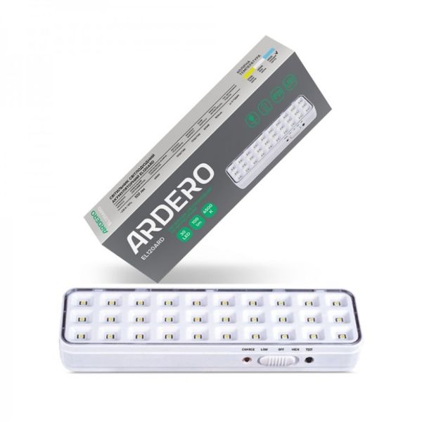 Світильник LED світлодіодний Ardero EL120ARD 100lm 6500K IP20 акумуляторний 51007 фото