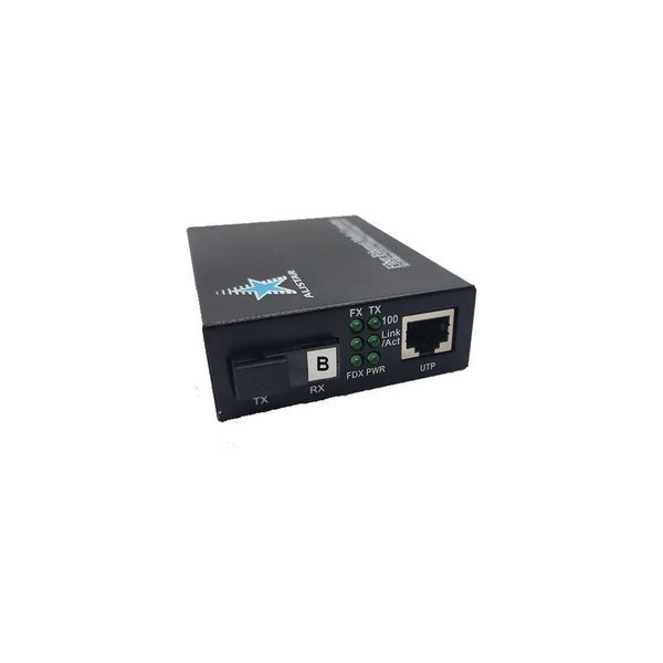 Медиаконвертер Alistar X5S 10/100BASE-T RJ-45 - 100BASE-FX 1SM WDM SC 20KM TX1550/RX1310nm 00-00077656 фото
