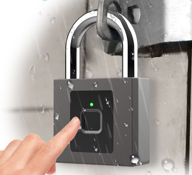 Замок навісний Smart Padlock YL-P9BF зі сканером 45941 фото