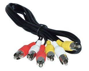 Кабель 3RCA-3RCA 1.2 метра Japan 40531 фото