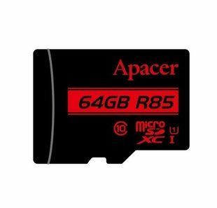 Карта памяти microSDXC Apacer 64GB (AP64GMCSX10U5-RA) 50637 фото