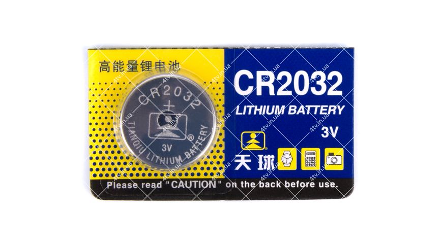 Батарейка CR2032 PKCELL Lithium 3V 1 шт блістер 40348 фото