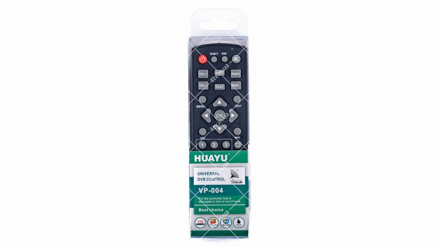 Пульт універсальний DVB-T2 Huayu VP-004 RM-D1258 41500 фото