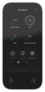 Ajax Superior KeyPad TouchScreen Fibra ASP white дротова сенсорна клавіатура 00-00079116 фото