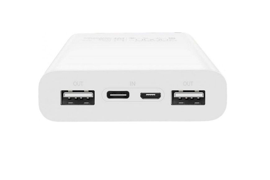 Power Bank ZMI 20000mAh 18W Display (QB821) White 44901 фото