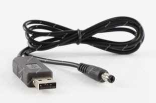 Кабель USB to DC Voltronic перетворювач 5V - 12V 5.5х2.5мм 1м роутер 50954 фото