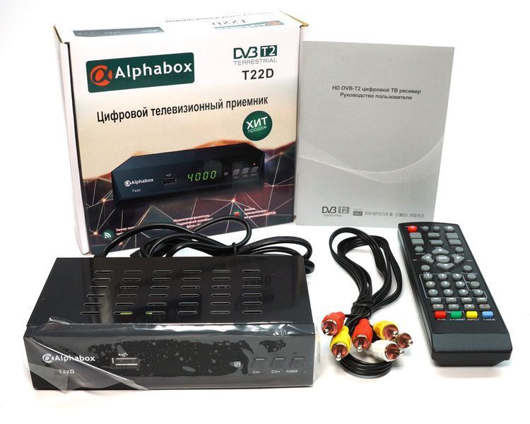 Alphabox T22D Dolby Digital DVB-T2 27833 фото